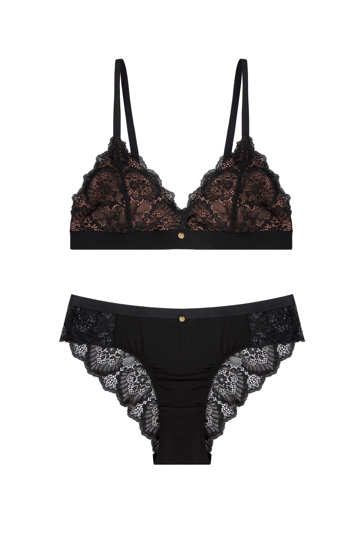 Bralette aus Spitze Lilly mit Tencel von Coco malou Freisteller
